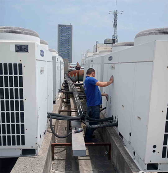 柳城中央空调制热和不制冷系统维修方法